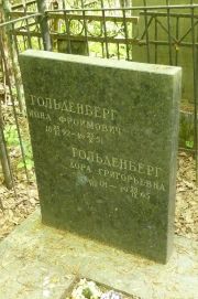 Гольденберг Иона Фроимовна, Москва, Востряковское кладбище